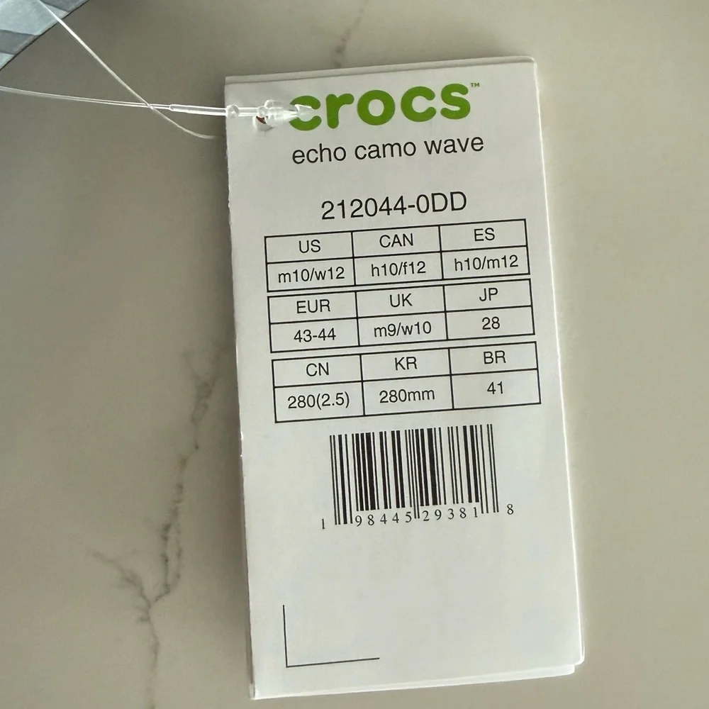 NWT Crocs Echo Camo Wave - Picture 6 of 6